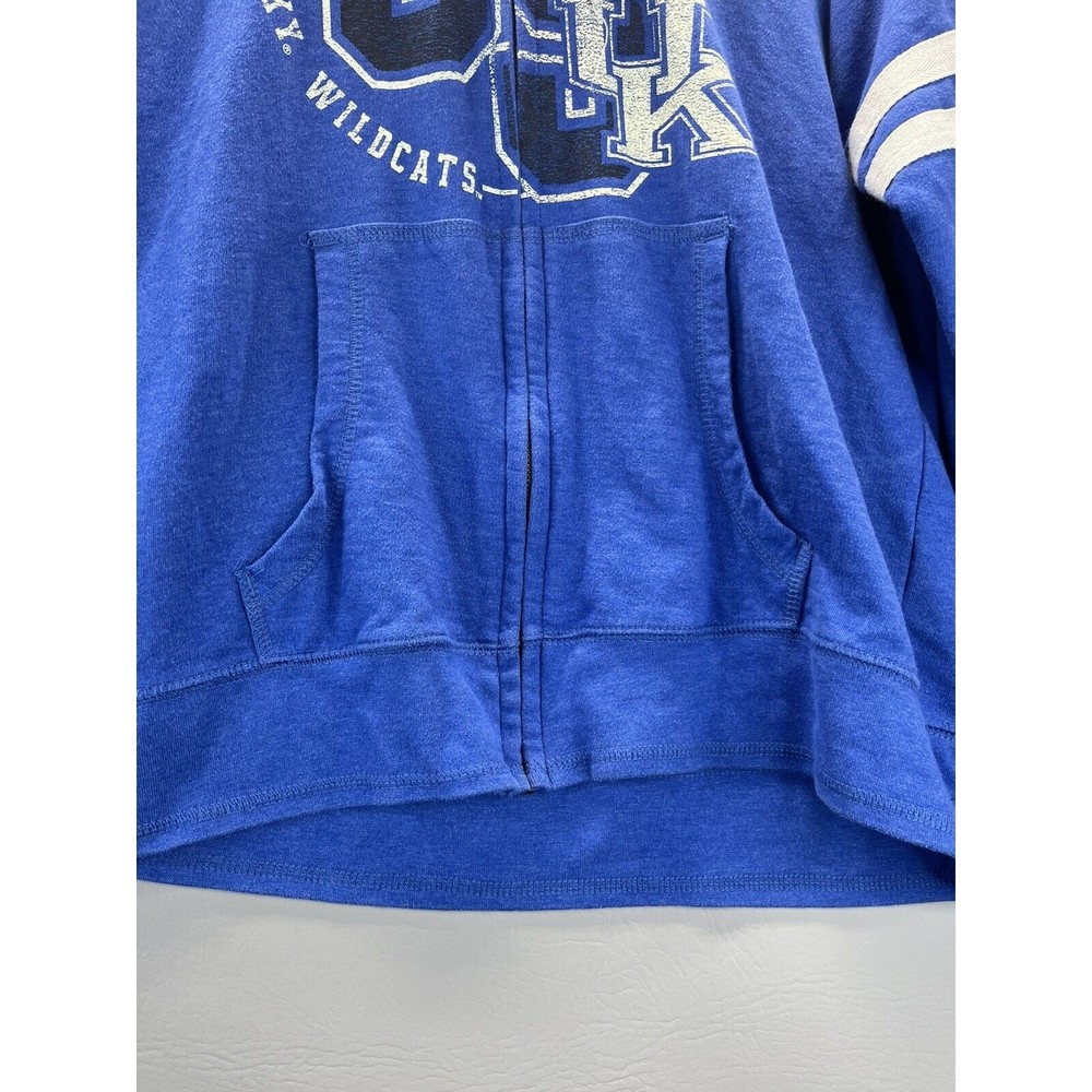 Kentucky Wildcats Womens Full Zip Hoodie Jacket Blue KA Knights Apparel Sz L UK - Picture 8 of 13